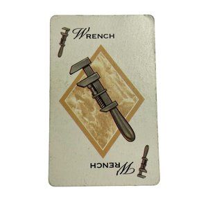 Vintage 1998 CLUE Weapon Card Wrench  Replacement Game Piece u